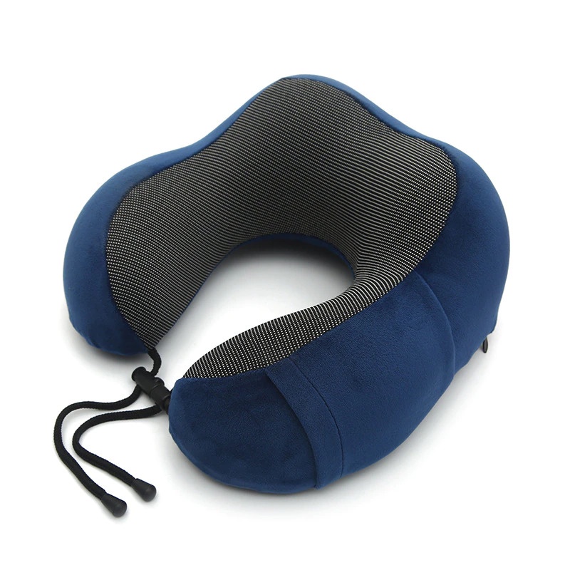 Gối Kê Cổ Hình Chữ U Có Thể Gấp Lại Được - Seer43 - Màu Xanh Dương