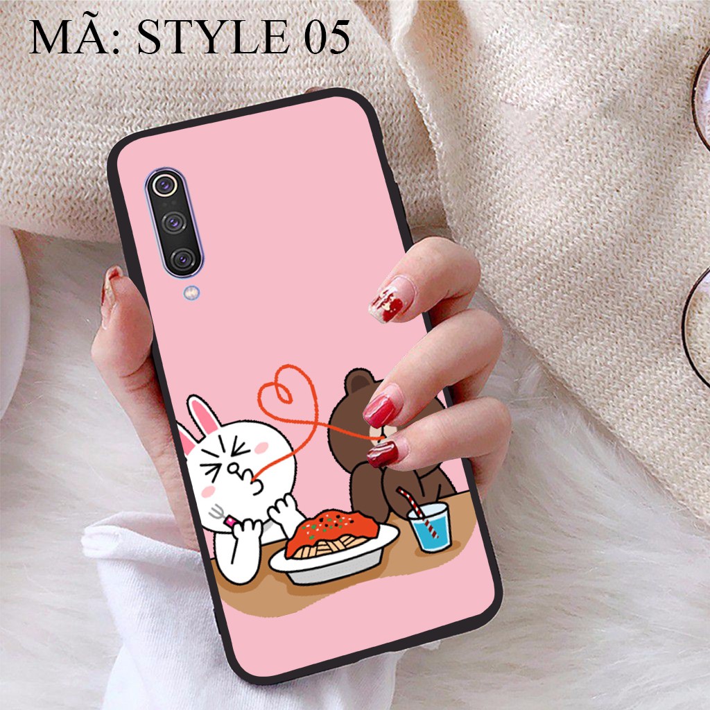 Ốp lưng Xiaomi Mi 9 viền dẻo TPU BST Phong cách
