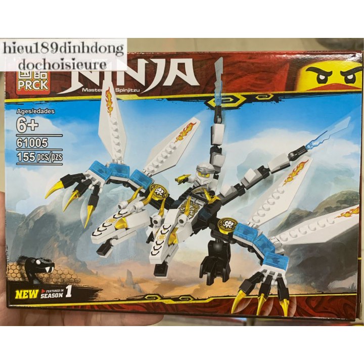 Lắp ráp xếp hình ninjago 61005 : Rồng chiến đấu của các ninja