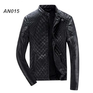 Áo khoác da cao cấp lót lông