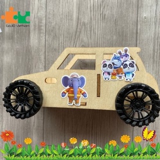 Hình dán babybus cho bé (Combo 3 tấm hình dán)