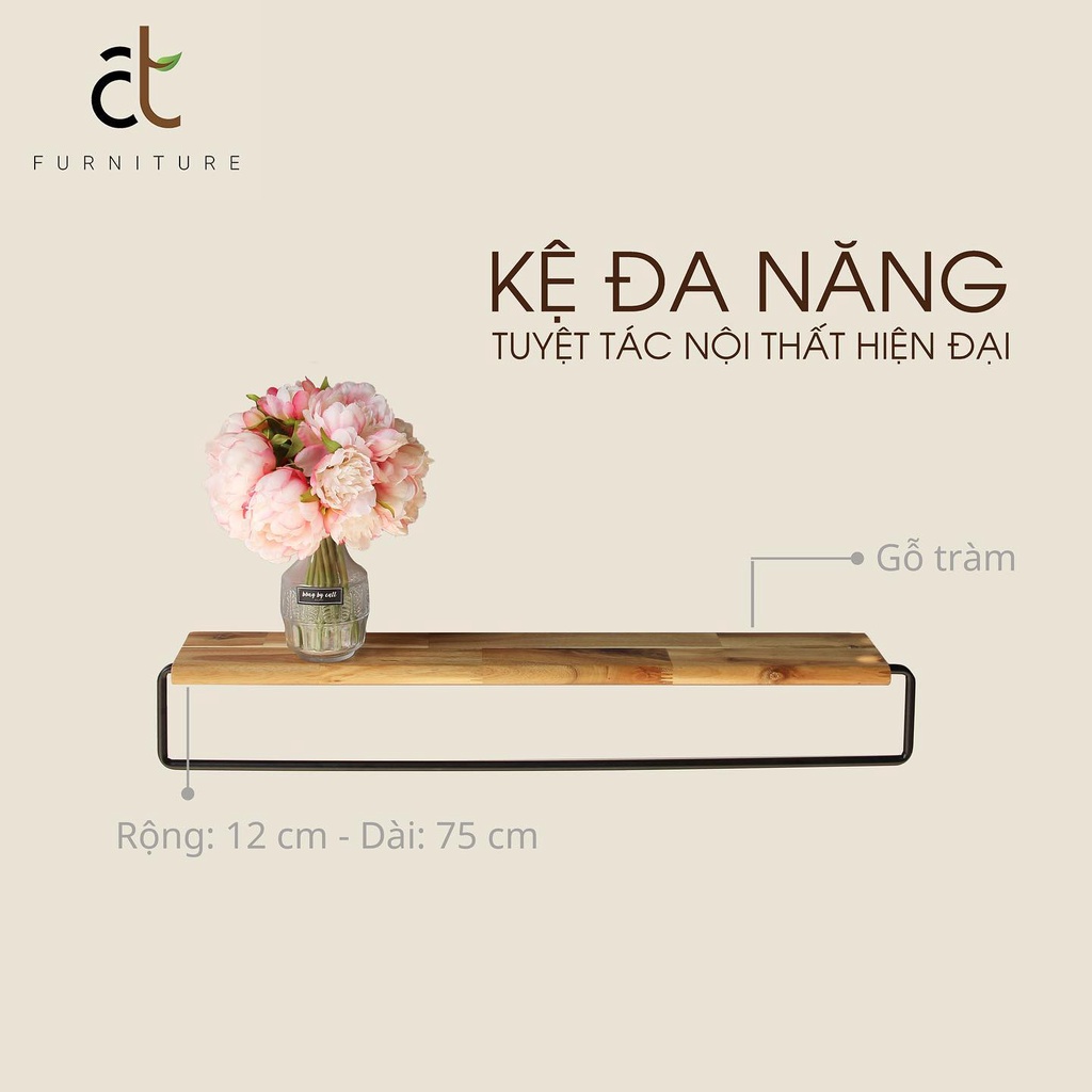 Kệ Gỗ Tràm trang trí nhà cửa phòng khách phòng tắm độc đáo phong cách hiện đại
