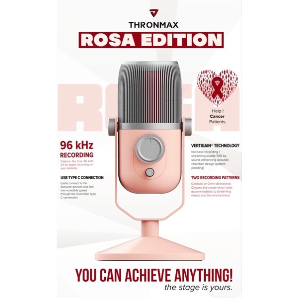 [ GIÁ SỐC ] - [ HOT ] - [ RẺ VÔ ĐỊCH ] - Micro Thronmax Mdrill Zero Plus Rosa - Chính Hãng Việt Nam - Mới 100%