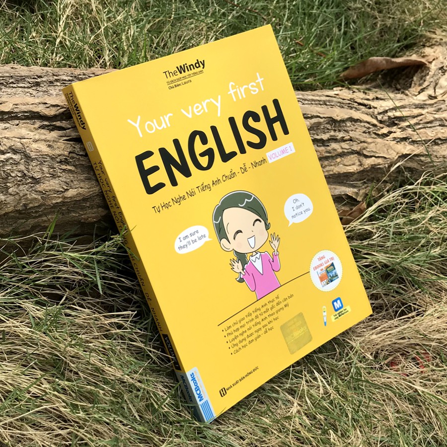 Sách - Your Very First English - Tự Học Nghe Nói Tiếng Anh Chuẩn - Dễ - Nhanh - Volume 1