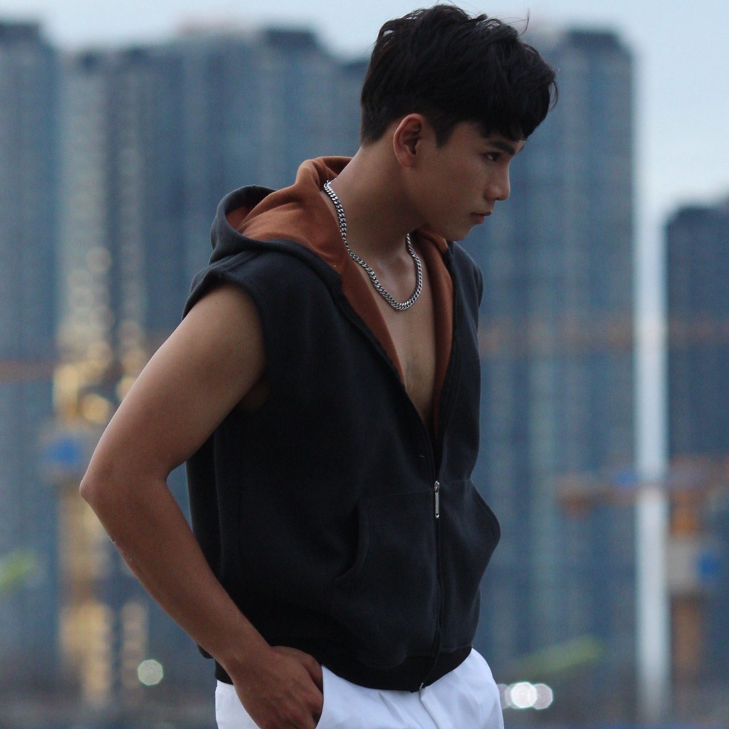 ÁO KHOÁC NỈ TAY NGẮN ÁO HOODIE NỈ CỘC TAY CHẤT DÀY DẶN