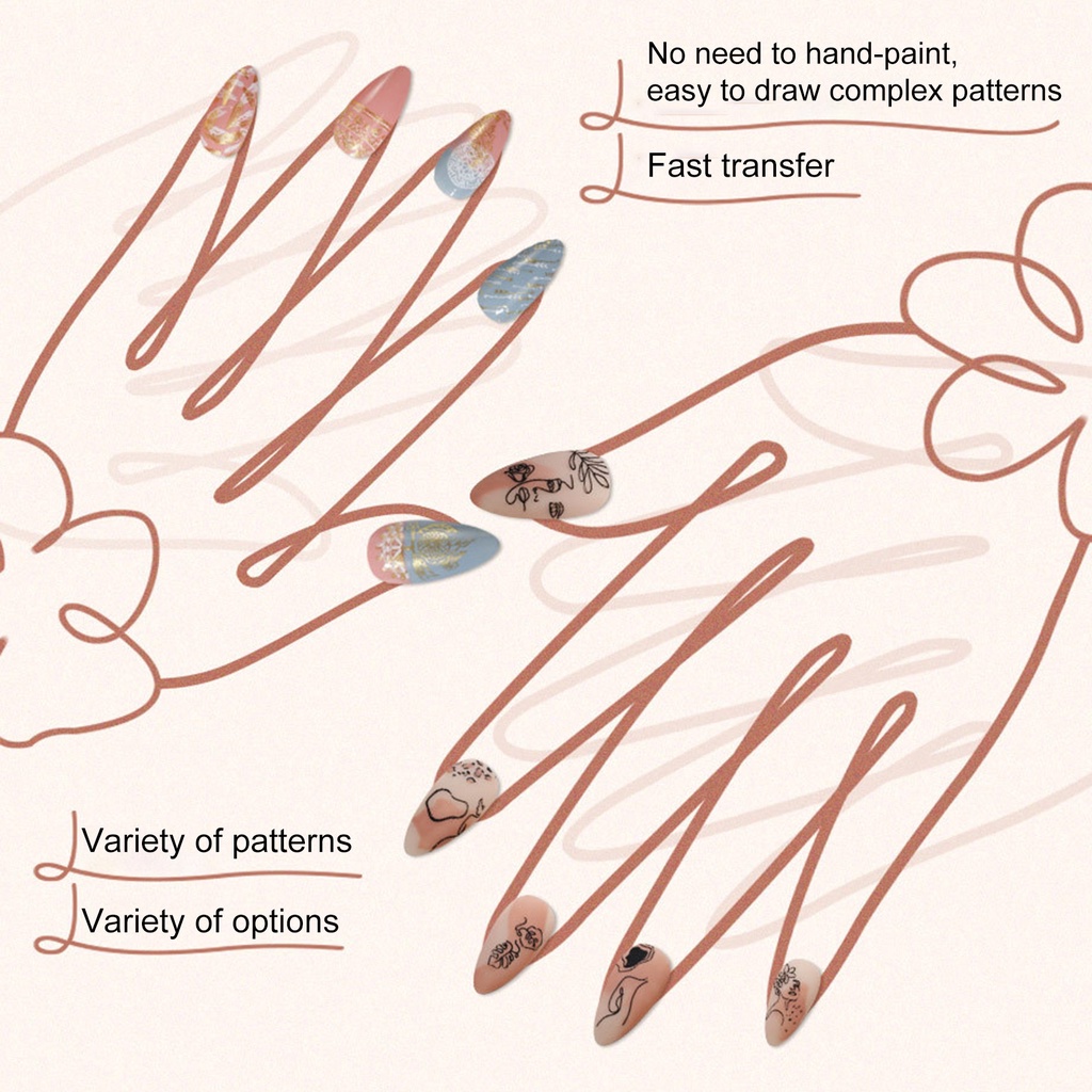 Khuôn In Họa Tiết Mini Chống Rỉ Sét Chuyên Dụng Cho Trang Trí Móng Tay