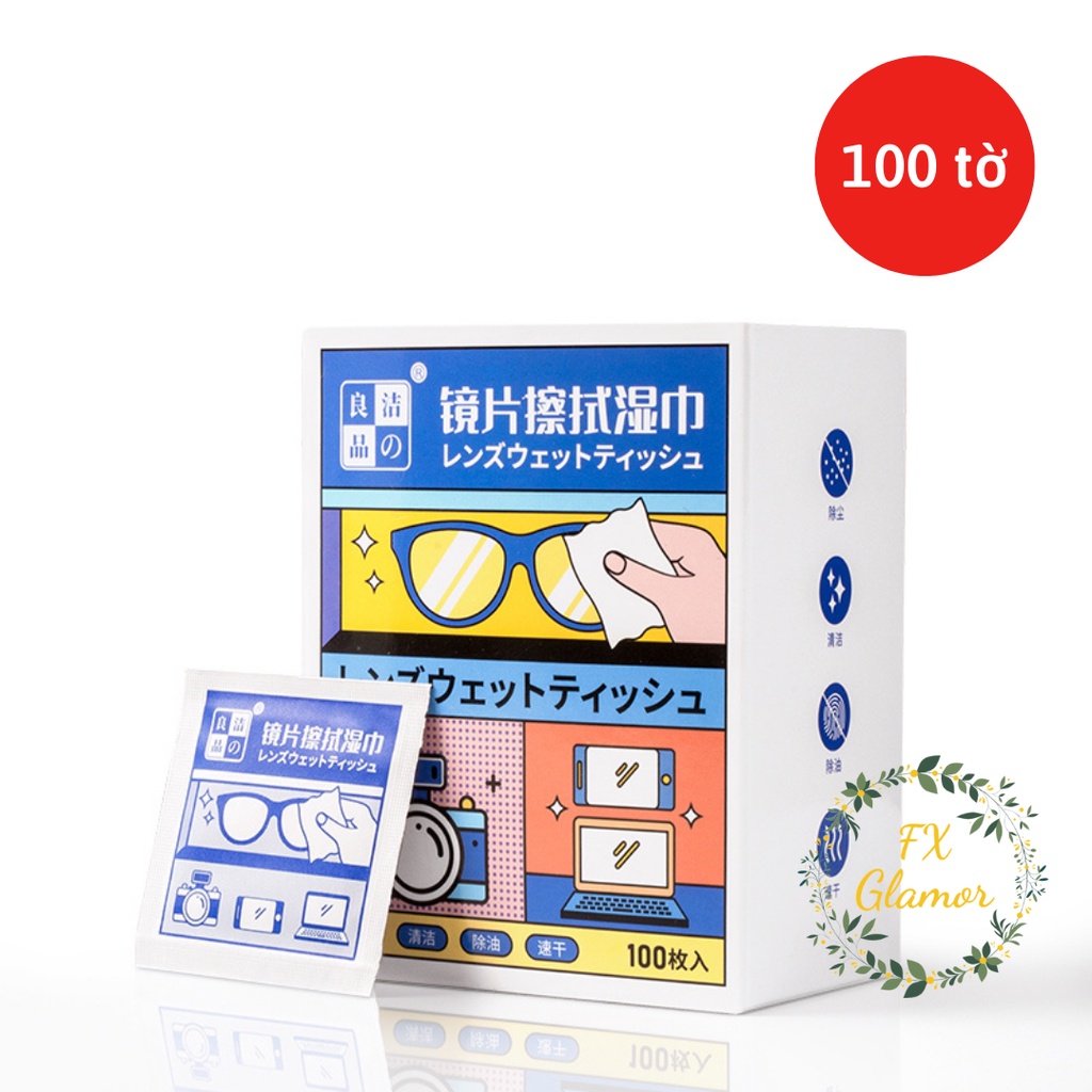 Khăn lau kính Nano chống bám bụi mắt kính, điện thoại, lens máy ánh, màn hình LCD chuyên dụng