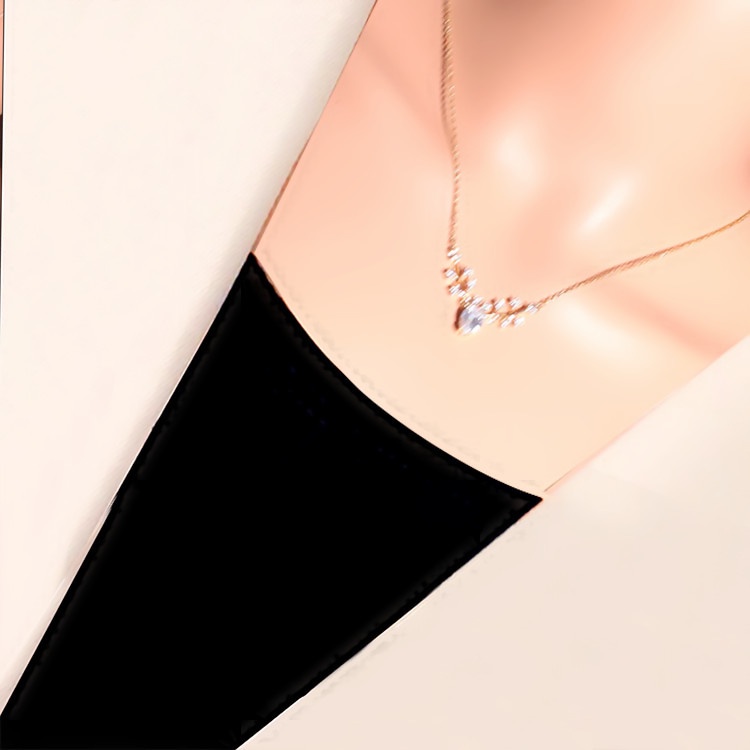 Dây Chuyền Mạ Vàng 18k Mặt Hình Sừng Hươu Thời Trang