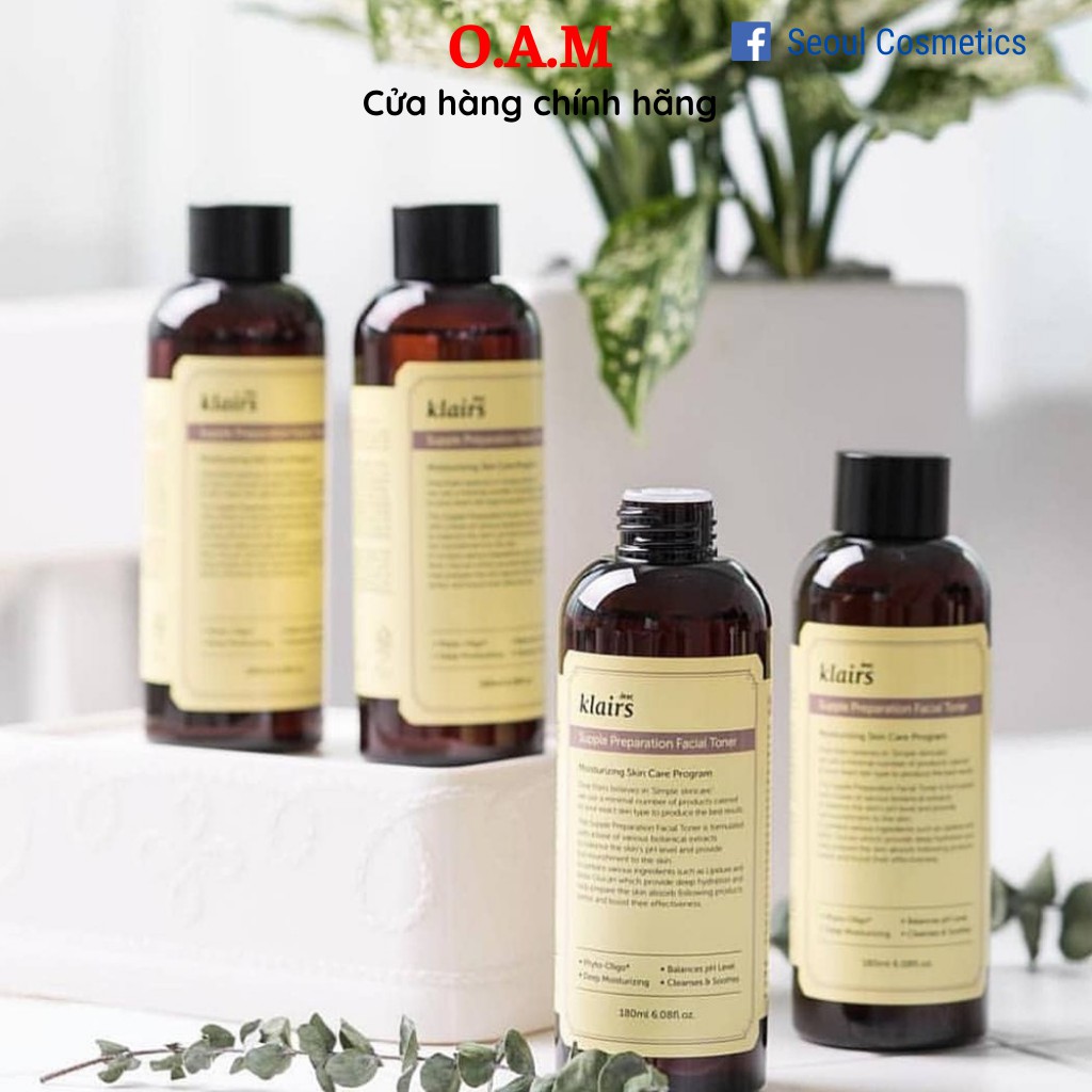 Nước hoa hồng Dear Klairs Supple Preparation Facial Toner 180ml | BigBuy360 - bigbuy360.vn