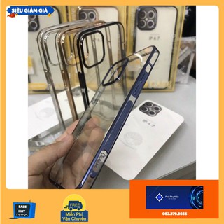 Ốp lưng viền Xi màu hãng Oucase Iphone 12 Pro Max /12 pro /12 /12 mini/ 11/ 11 pro max