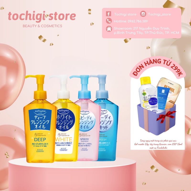 Dầu tẩy trang Kose Softymo Cleansing Nhật Bản