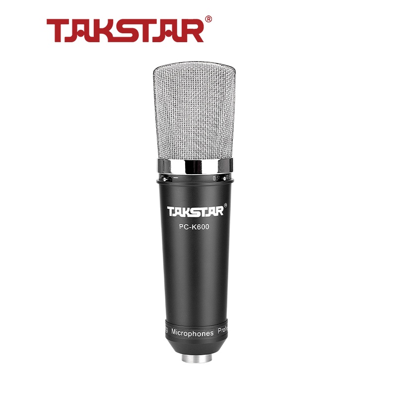 Bộ Mic Livestream Hát Karaoke Chính Hãng Đầy Đủ Mic Takstar PC-K600, Sound Card XOX K10, Nguồn 48V &amp; Phụ Kiện