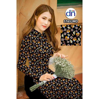Vải in áo dài 3D