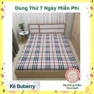 GA Chống Thấm Cotton Nano Sủri Kẻ Bubery