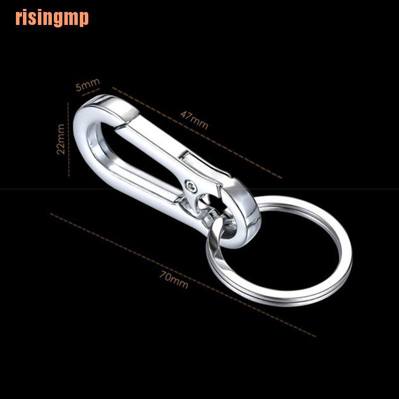 Móc Khóa Trang Trí Bằng Thép Không Gỉ Ngăn Ngừa Mất