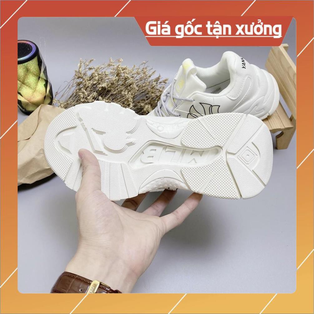 [FreeShip–Sale hàng cao cấp] Giày thể thao nam nữ Sneaker MLB NY vàng Xịn sò Full hộp, Giầy MlB đi bộ, đi chơi, tập GYM