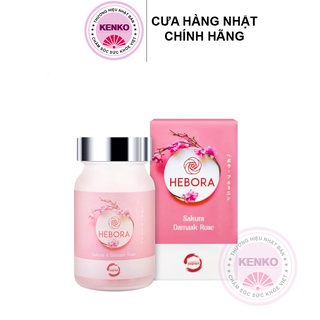 Viên uống thơm cơ thể Hebora Sakura & Damask Rose 60 VIÊN - HÀNG NỘI ĐỊA NHẬT