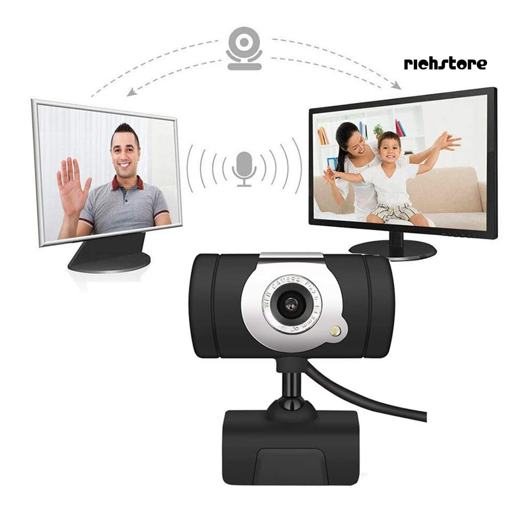 Webcam 480p Usb Có Mic Thu Âm Cho Máy Tính Laptop