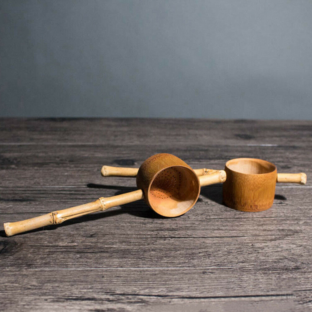 Dụng cụ lọc trà bằng tre phong cách Trung Hoa tiện dụng