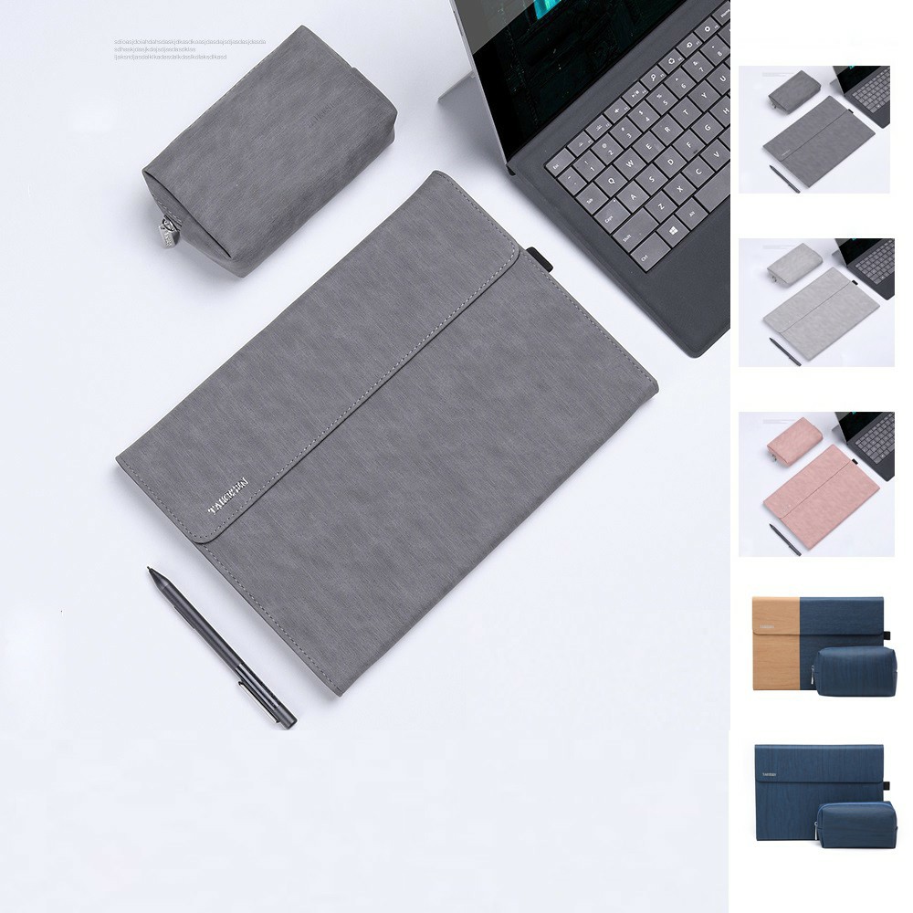 [ COMBO ] Bao Da Kèm Túi Đựng Phụ Kiện Cao Cấp Cho Surface GO - Pro Chính hãng Taikesen - SF032 - MẪU MỚI