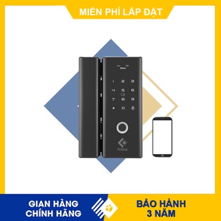 Khóa vân tay cửa kính Kitos KT-GL80 Plus chính hãng , bền đẹp, giá tốt - Miễn phí lắp đặt, tặng quà lớn