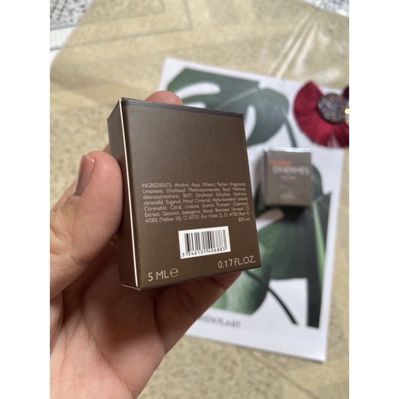 Nước hoa nam HM Terre D’Hermes Edp mini 5ML
