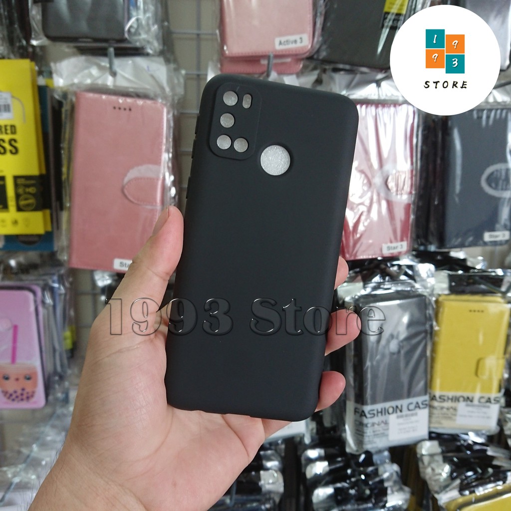 Ốp lưng Vsmart Joy 4 - Ốp dẻo đen có gù bảo vệ camera, có lổ đeo đây bên hông