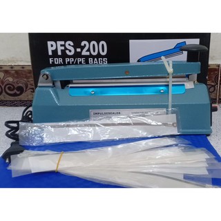 MÁY ÉP MIỆNG TÚI PFS200 SẮT DÂY HÀN 8MM TẶNG KÈM 2 BỘ DÂY 3MM