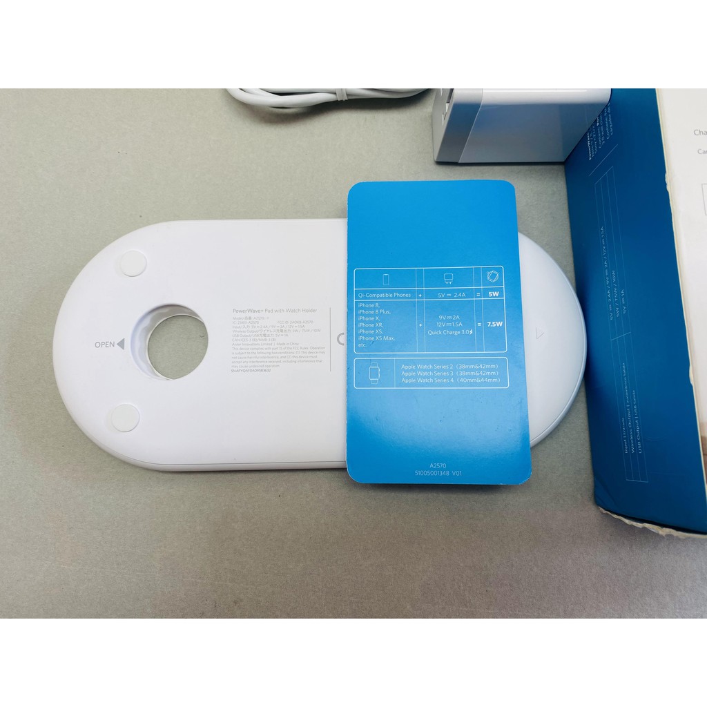 Sạc Không Dây PowerWave+ kiêm giá đỡ Watch