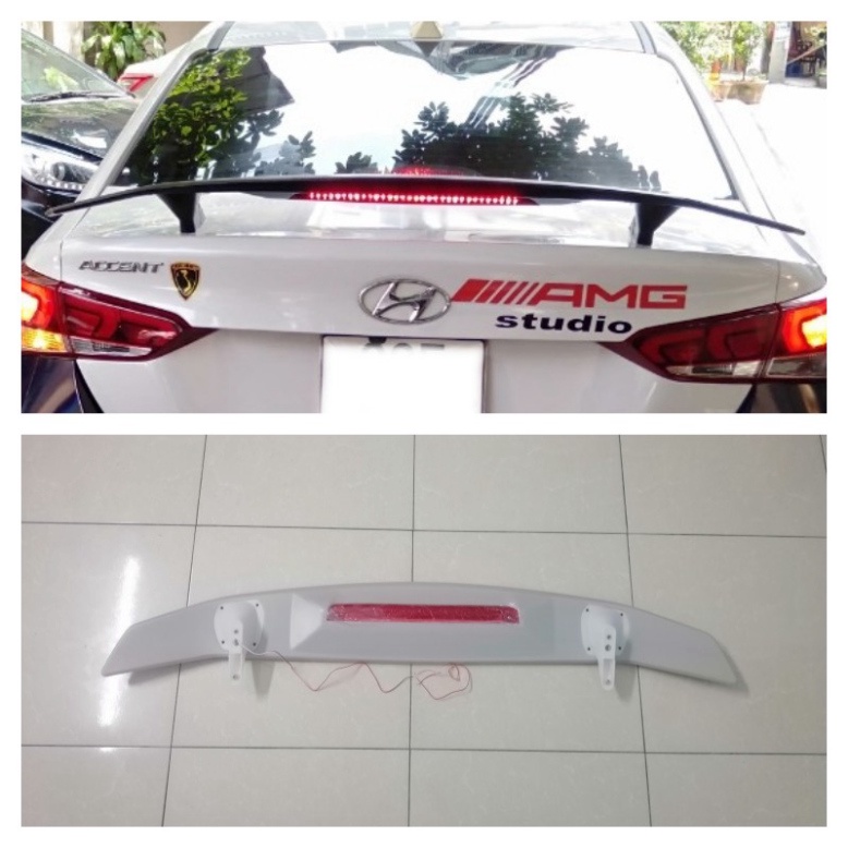 Hàng Loại 1 Đuôi Gió Thể Thao Có Đèn  Lắp Cho Xe Hyundai Accent Hết  Các Đời Hàng Cao Cấp