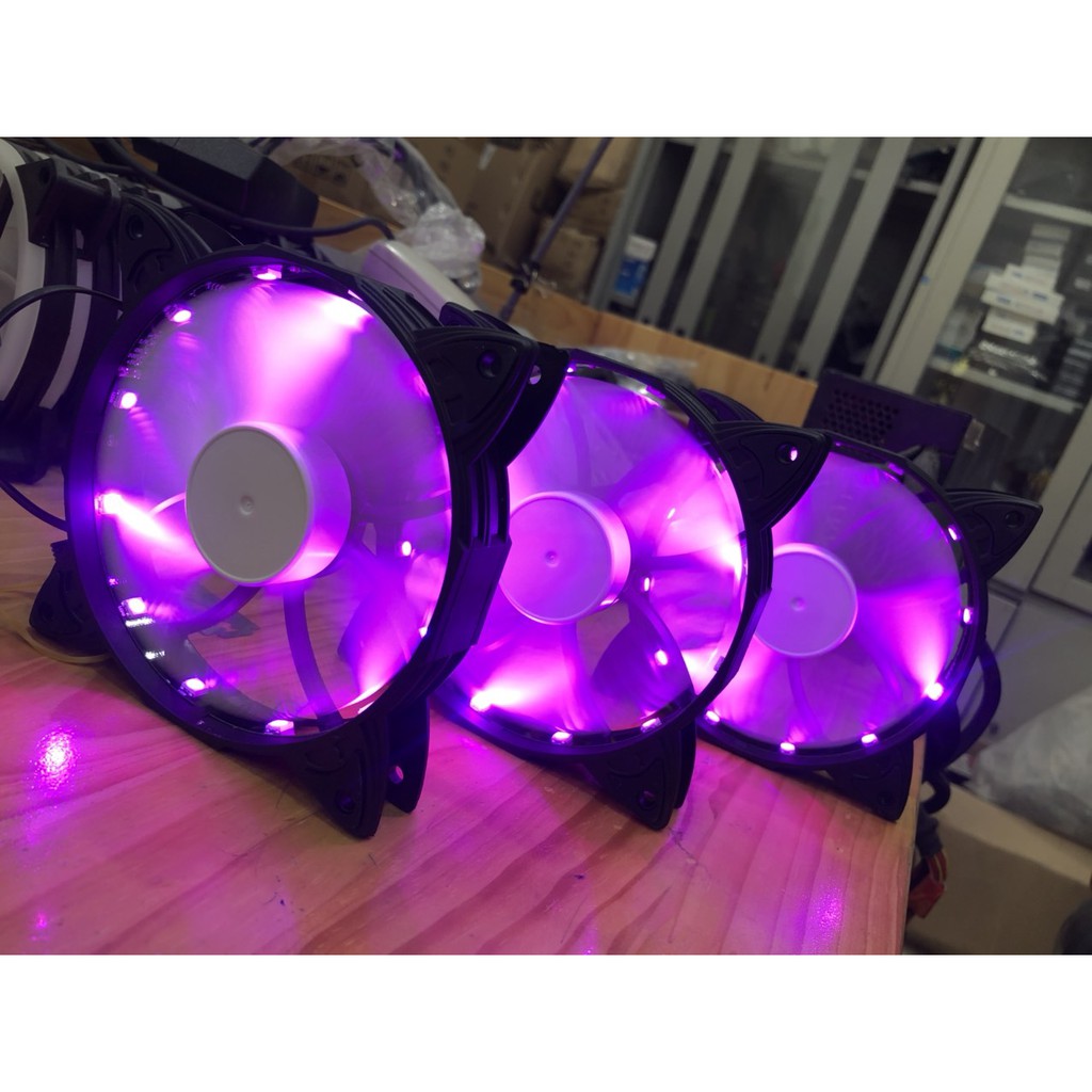 Fan led đơn RGB WM Star V3. quạt fan led không điều khiển, fan led đơn tự đổi màu