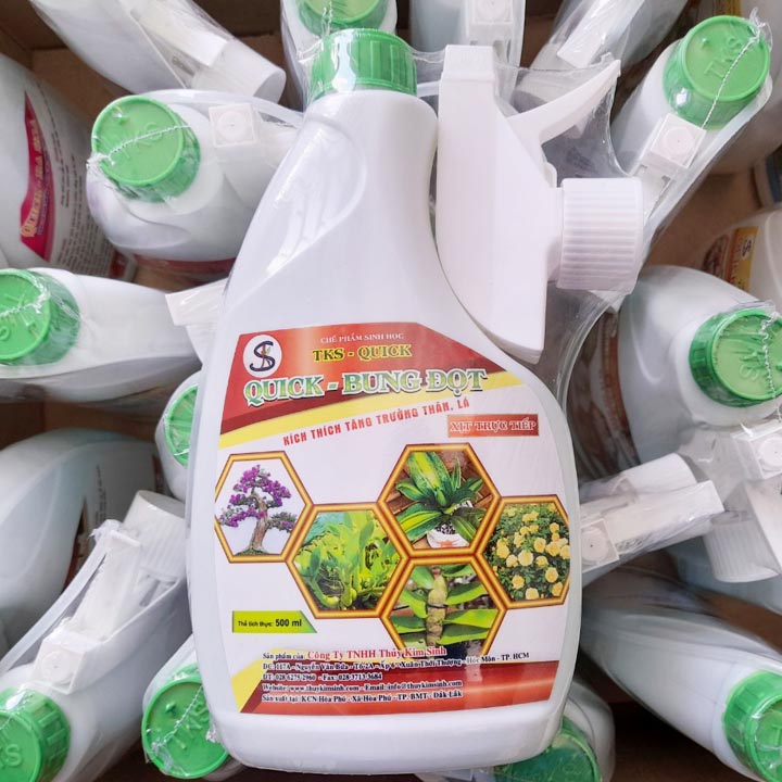 Phân Bón Lá KÍCH BUNG ĐỌT, ĐẺ NHÁNH: Dạng xịt trực tiếp - Chai 500ml