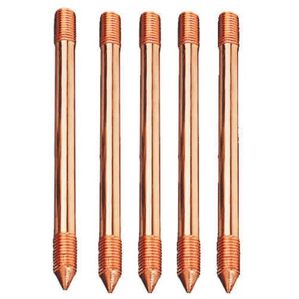 Cọc tiếp địa mạ đồng LOẠI TỐT phi 16 dài 2.4m