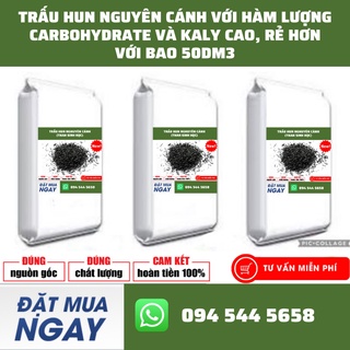 Trấu hun nguyên cánh bao 50dm3 giúp đất đạt độ thoáng, bổ sung dinh dưỡng giúp đất luôn tơi xốp