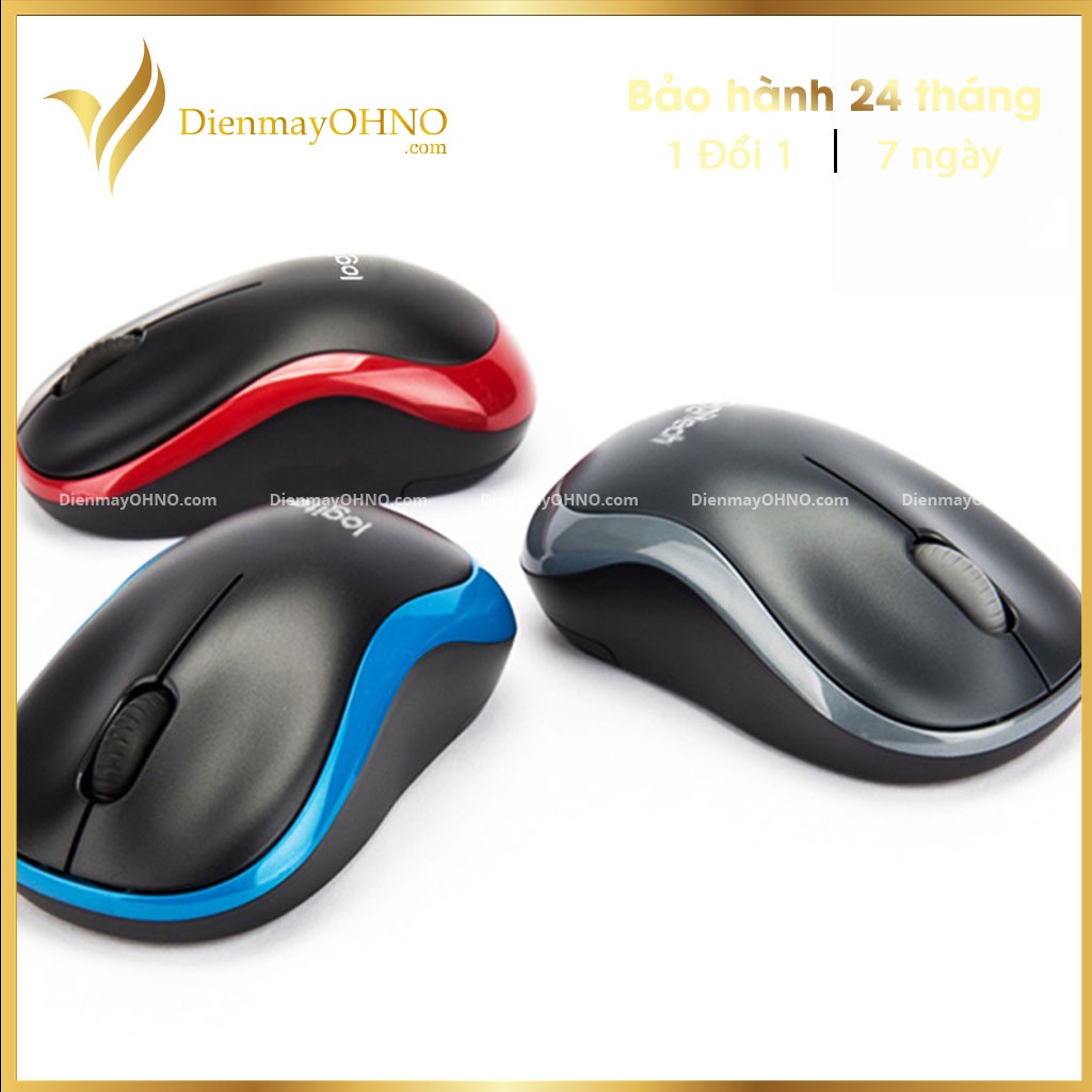 Chuột Bluetooth Logitech M186 Chính Hãng Chuột Máy Tính Gaming Laptop Chơi Game Không Dây Wireless – OHNO Việt Nam