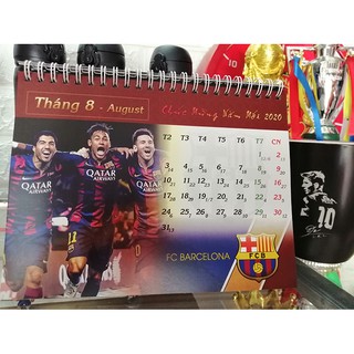 Lịch để bàn CLB bóng đá Barcelona 2020