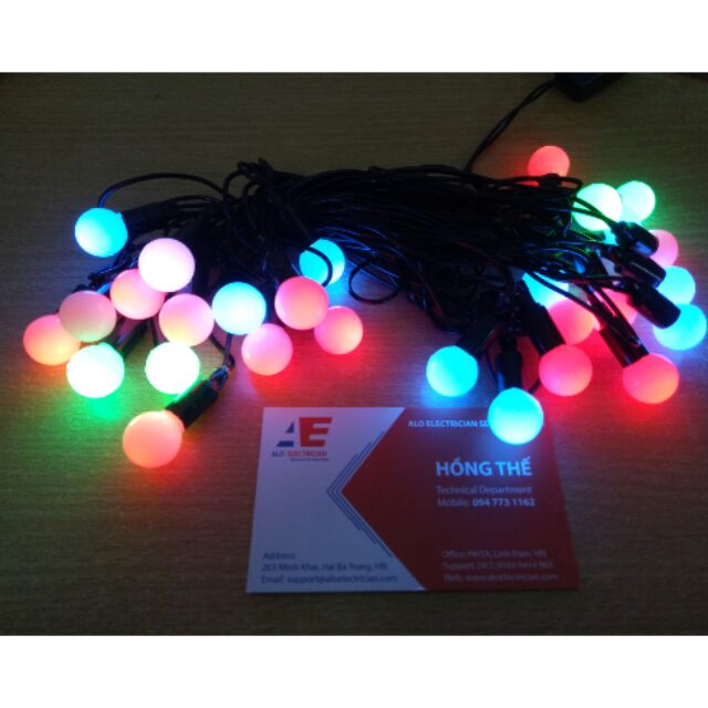 Đèn nháy Led chấm bi trang trí
