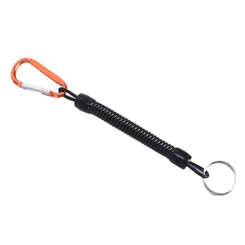 {Louislife}1pc Plastic Spring Elastic Rope Security Gear Tool For Anti-lost Phone Key chain adore