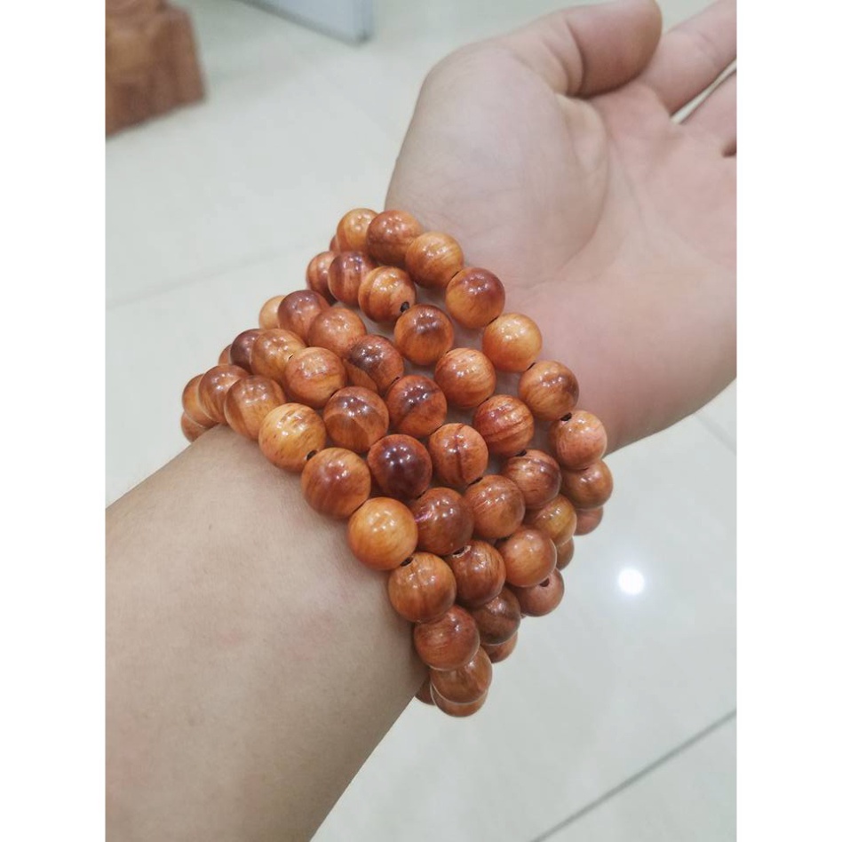 vòng tay gỗ huyết long size 10 ly