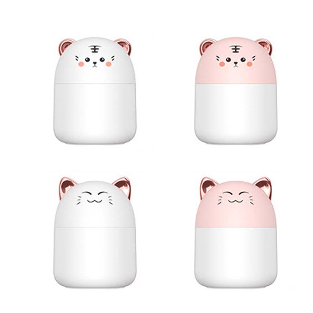 Máy Phun Sương Tạo Độ Ẩm Không Khí Mini Hình Mèo Có Đèn Ban Đêm Cho Xe Hơi Harry