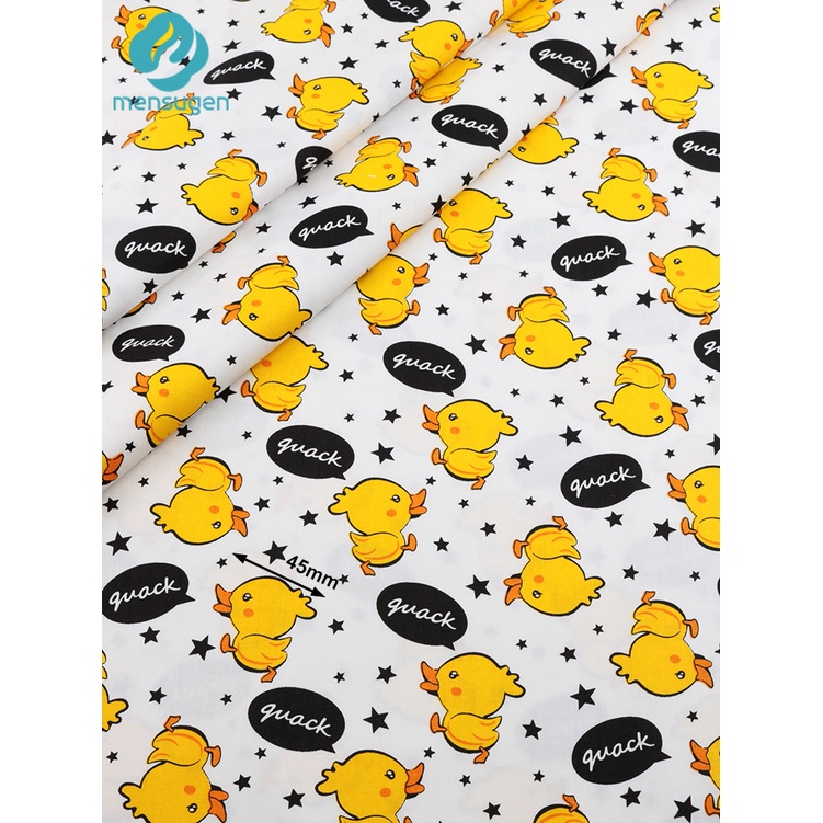 Tấm Vải 100% cotton Họa Tiết Hoạt Hình Đáng Yêu