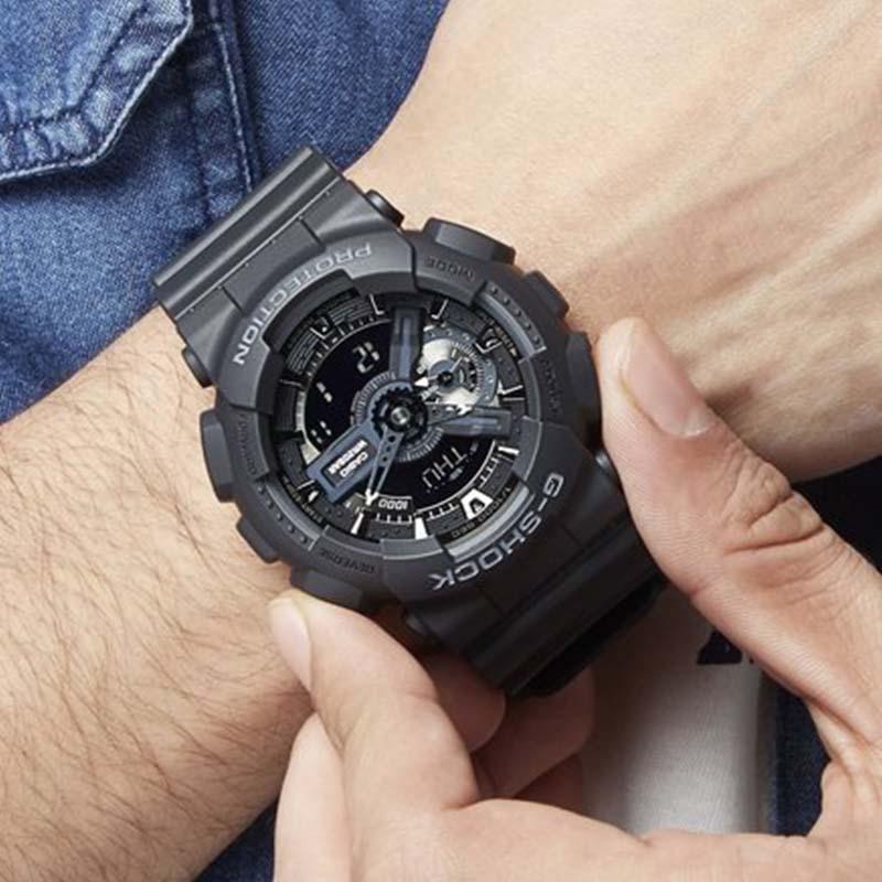 Đồng Hồ Casio Nam Dây Nhựa GSHOCK GA-110-1BDR Chính Hãng