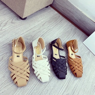 GIÀY SANDAL QUAI ĐAN RỌ MỎ VUÔNG