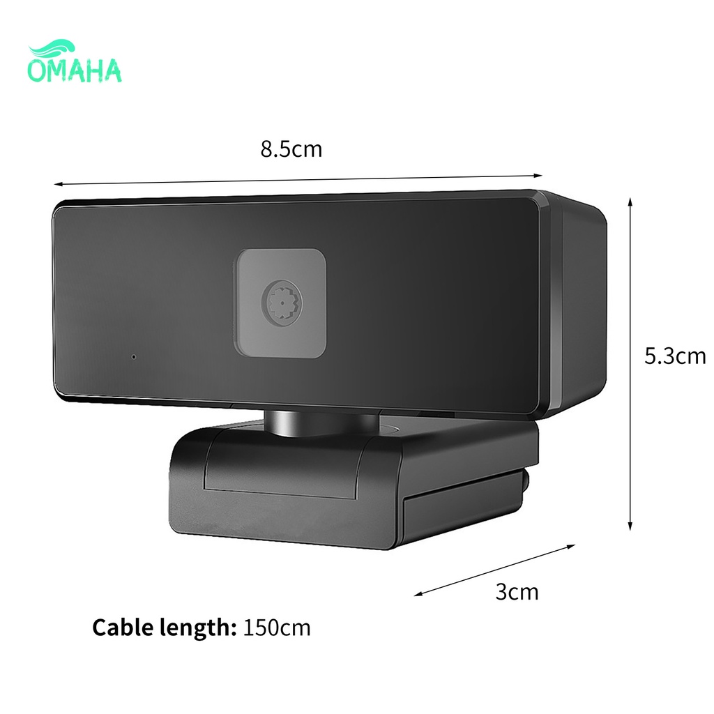 Webcam cố định 2K 1080P trong suốt không cần trình điều khiển tiếng ồn cho máy tính | BigBuy360 - bigbuy360.vn