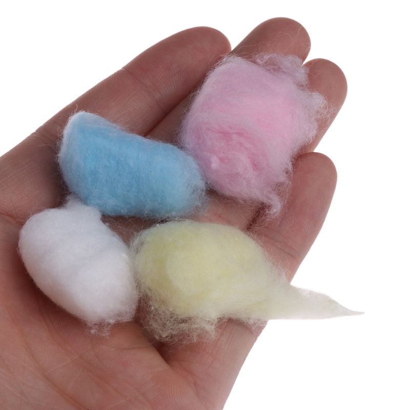 1 túi bông cotton nhiều màu sắc giữ ấm cho chuột hamster vào mùa đông