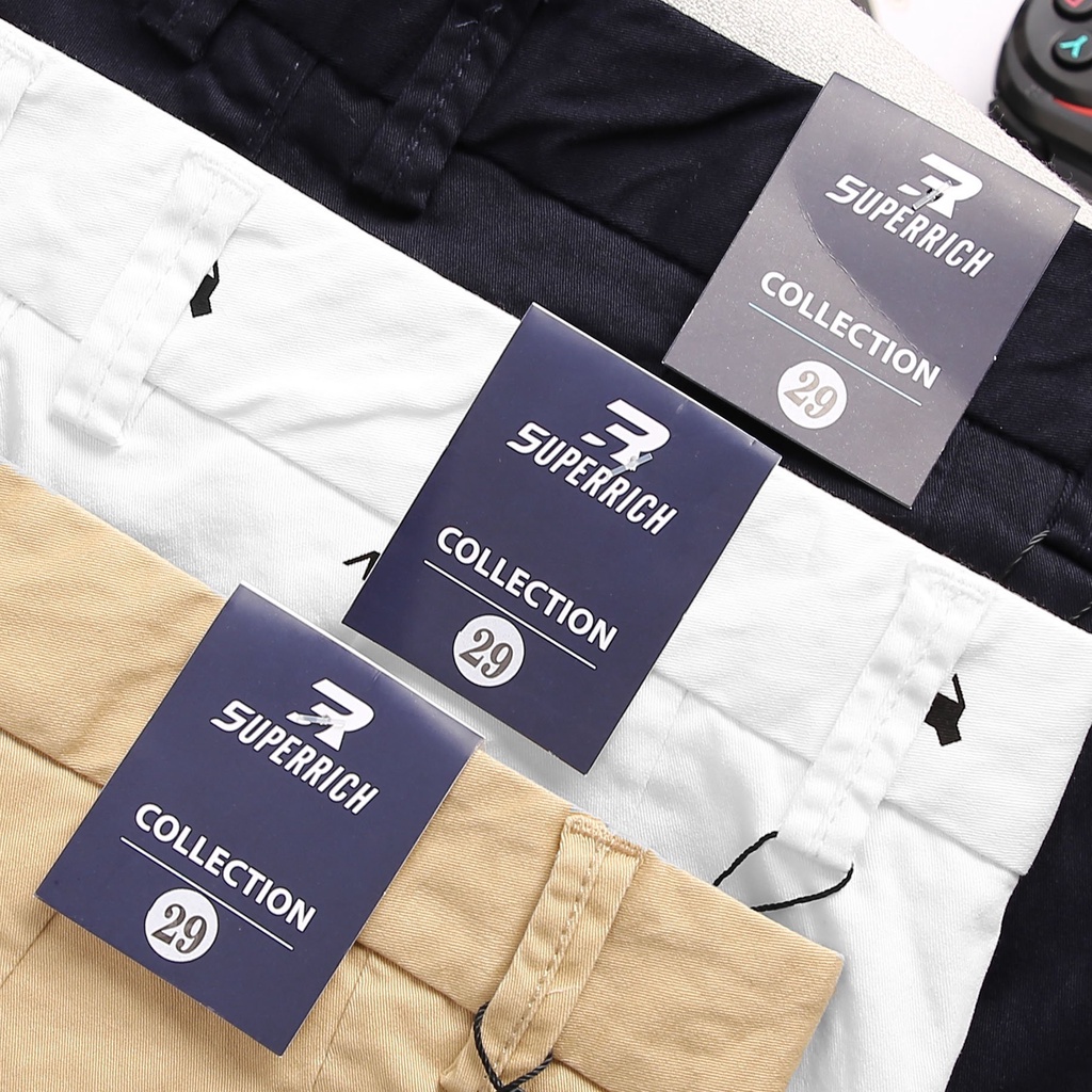 Quần Short Kaki Nam, Quần Kaki Nam Hàng Chính Hãng Chất Vải Chính Phẩm Co Giãn Thời Trang SUPER RICH Lịch Lãm Sang Trọng
