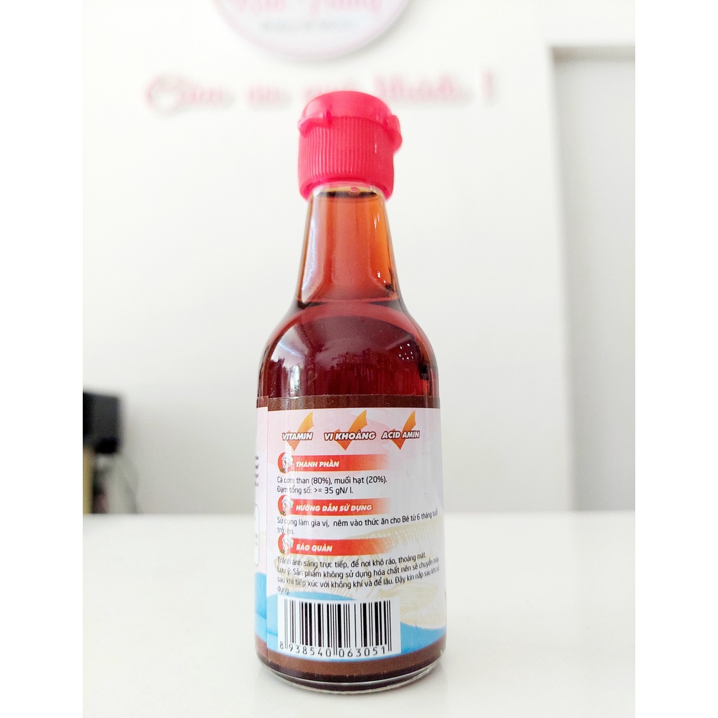 Nước Mắm Ăn Dặm Cho Bé GHFOOD Chai 60ml