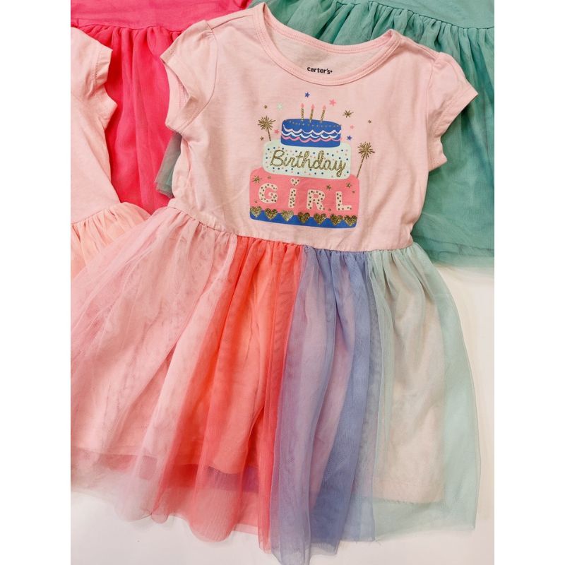 Đầm Carter bé gái chân voan