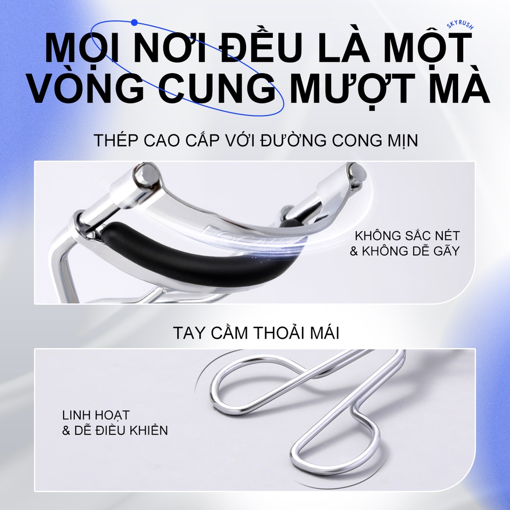 Focallure l Kẹp bấm mi âu trôi thiết kế tiện lợi