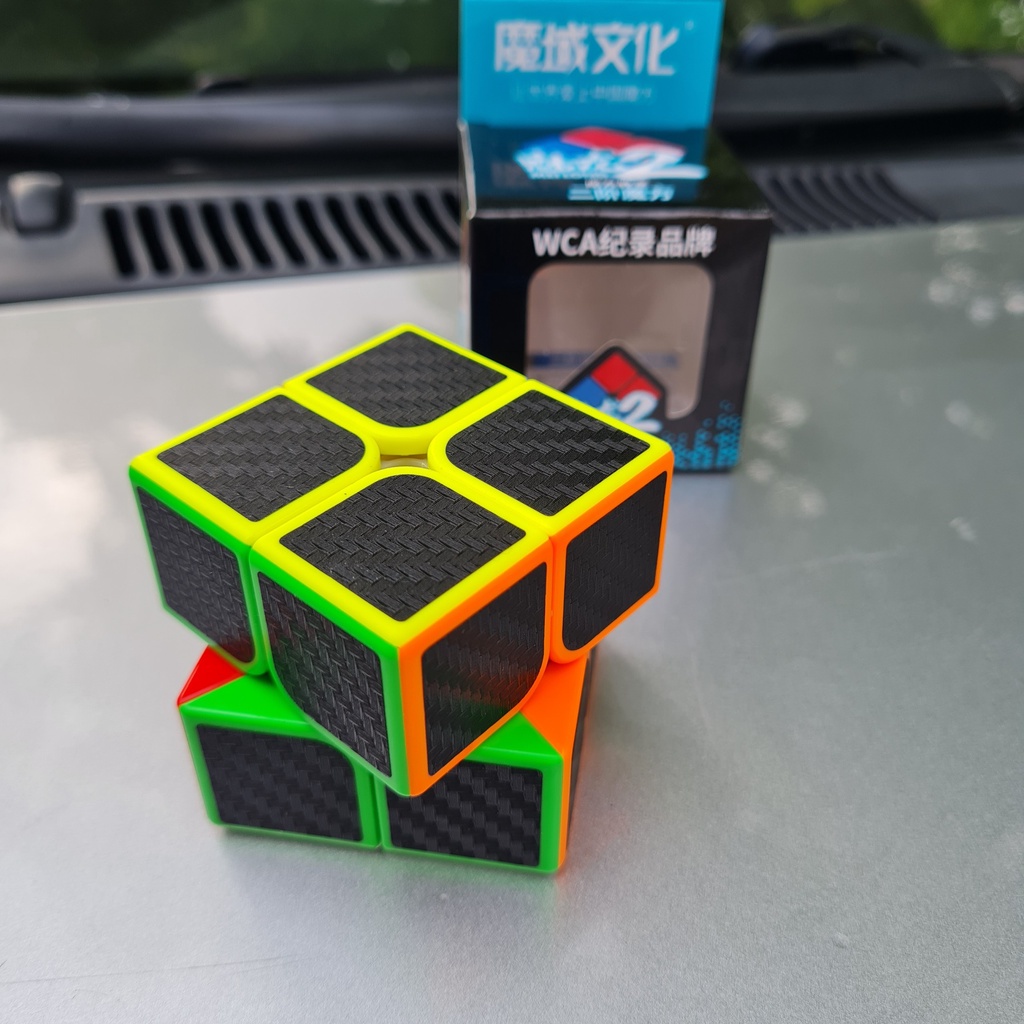 Rubik 2x2 giá rẻ carbon rubic 2x2, RB02 BENZ STORE TN
